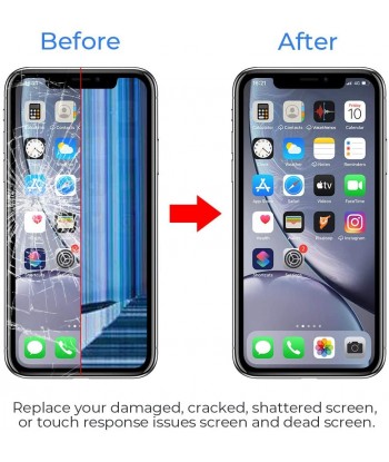 iPhone XR Screen Replacement 6.1 inch LCD Display with 3D Touch Display Digitizer Assembly with All Repair Tools