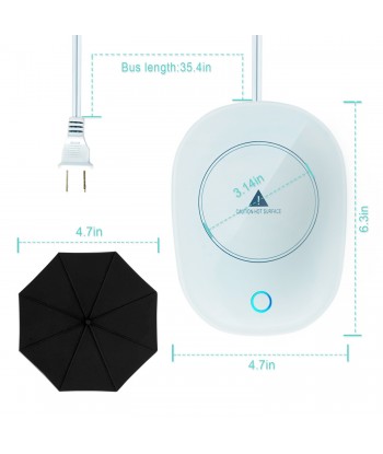 MUG WARMER COFFEE WARMER WITH AUTOMATIC SHUT OFF TO KEEP TEMPERATURE UP TO 131℉/ 55℃