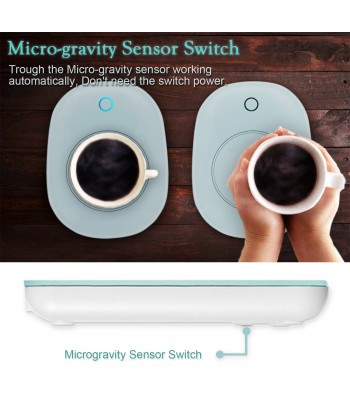 MUG WARMER COFFEE WARMER WITH AUTOMATIC SHUT OFF TO KEEP TEMPERATURE UP TO 131℉/ 55℃