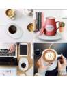 MUG WARMER COFFEE WARMER WITH AUTOMATIC SHUT OFF TO KEEP TEMPERATURE UP TO 131℉/ 55℃