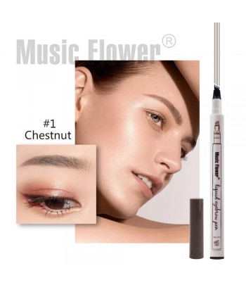 Eyebrow Pen, 4 Point Eyebrow Pencil Waterproof Eye Brown Makeup,Eyebrow Kits with 3 Eyebrow Stencil,1 Brow Razor