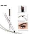 Eyebrow Pen, 4 Point Eyebrow Pencil Waterproof Eye Brown Makeup,Eyebrow Kits with 3 Eyebrow Stencil,1 Brow Razor