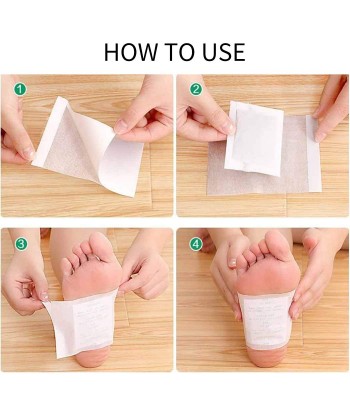 Foot Pads, 100 Relief Foot Pads and 100 Adhesive Sheets for Removing Impurities, Relieve Stress Improve Sleep