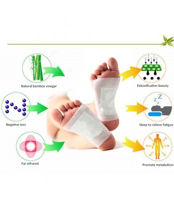 Foot Pads, 100 Relief Foot Pads and 100 Adhesive Sheets for Removing Impurities, Relieve Stress Improve Sleep