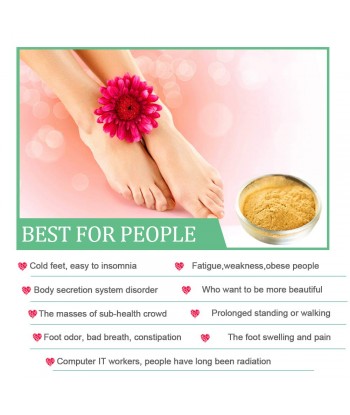 Foot Pads - (60Pads) Ginger Foot Pads for Better Sleep and Anti-Stress Relief, Pure Natural Bamboo Vinegar and Ginger Powder