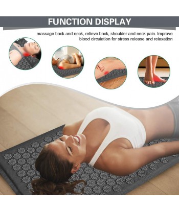 Acupressure Mat for Back Pain Relief,Acupressure Mat Large Help for Muscle Relaxation