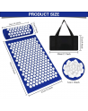 Acupressure Mat for Back Pain Relief,Acupressure Mat Large Help for Muscle Relaxation