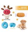 SENJWARM Puppy Toys for Small Dogs, 7 Pack Small Dog Toys, Cute Calf Squeaky Dog Toys, Durable Puppy Teething Toys