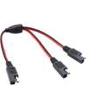 SAE Connector SAE DC Power Automotive Adapter Cable Y Splitter 1 to 2 SAE Extension Cable 14AWG 12inch/30cm