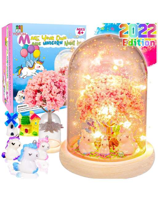 SENJWARM Make Your Own Unicorn Night Light - Unicorn Craft Kit for Kids