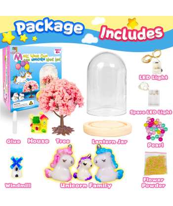 SENJWARM Make Your Own Unicorn Night Light - Unicorn Craft Kit for Kids