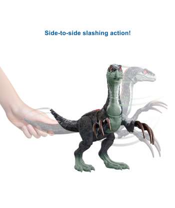 Jurassic World Dominion Sound Slashin Therizinosaurus Figure with Long Claws