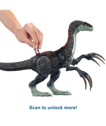 Jurassic World Dominion Sound Slashin Therizinosaurus Figure with Long Claws