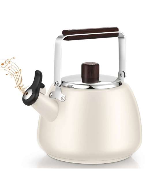 Tea Kettle Stovetop Modern Whistling Tea Kettle Surgical Stainless Steel