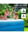 SENJWARM Inflatable Swimming Pool, 120" X 72" X 22" Full-Sized Family Inflatable Pools for Kiddie