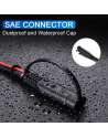 14AWG SAE Extension Cable, Quick Disconnect Wire Harness SAE Connector for Battery Charging Cable (15Feet)