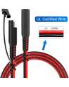 14AWG SAE Extension Cable, Quick Disconnect Wire Harness SAE Connector for Battery Charging Cable (15Feet)