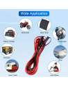 14AWG SAE Extension Cable, Quick Disconnect Wire Harness SAE Connector for Battery Charging Cable (15Feet)