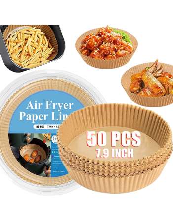  HOTKEN Air Fryer Disposable Paper Liner, Round Bowl