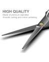 Hair Cutting Scissors Professional Barber 6.5 inch Shears for Men Women Kids Salon Home