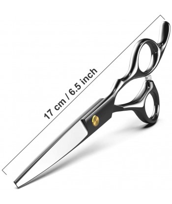 Hair Cutting Scissors Professional Barber 6.5 inch Shears for Men Women Kids Salon Home