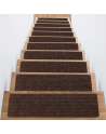 Stair Treads Non-Slip Carpet Indoor Set of 15 Treads Stair Rugs Mats Rubber Backing (30 x 8 inch)