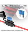 4FT 12V SAE Quick Release Adapter to Alligator Clips/DC Output Cable with Clip Connectors Extension Charging Cable