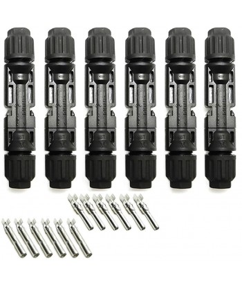 Solar Connectors Crimper Tool Kit 6 Pairs Solar Panels Connector +1 Pair Solar Connector Spanner Assembly Tools