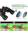 Binoculars,12x50 HD Vision BAK4 Porro Prism FMC Lens Bird Watching Travel Sightseeing Hunting Wildlife