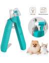 Pet Nail Clippers and Trimmer for Dogs Cats with LED Light and Safety Guard to Avoid Over-Cutting Nails