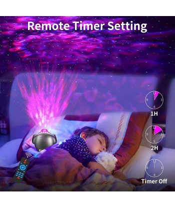 Star Projector, GRDE Night Light Projector 4 in 1 Galaxy Projector Ocean Wave Projector with Bluetooth Music Speaker