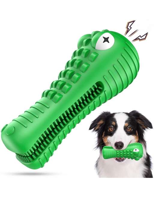 Dog Chew Toys for Aggressive Chewers Large Breed, Dog Teeth Cleaning Toys for Medium Large Dogs, Squeaky Dog Toys