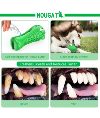 Dog Chew Toys for Aggressive Chewers Large Breed, Dog Teeth Cleaning Toys for Medium Large Dogs, Squeaky Dog Toys