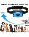 Bark Collar 2 Pack Rechargeable No Harm Dog Barking Collar with Vibration, Sound and No Shock for Dogs