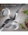 Garlic Press, Stainless Steel Mincer, Crusher & Peeler Set - Professional Grade, Easy Clean, Dishwasher Safe & Rust-proof