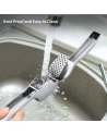 Garlic Press, Stainless Steel Mincer, Crusher & Peeler Set - Professional Grade, Easy Clean, Dishwasher Safe & Rust-proof