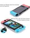 Dockable Protective Case Compatible with Nintendo Switch Separable Crystal Clear Case Console and Joy-Con Controllers (Clear)